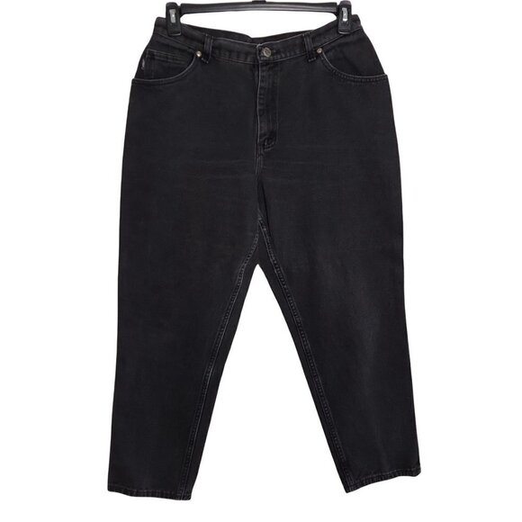 Chic Women's Vintage Petite Black Denim Jeans - Picture 2 of 5